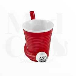 Taza de cerámica vaso rojo para fiesta