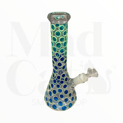Bong de vidrio círculos azules