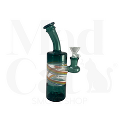 Bong de vidrio, espiral arcoiris