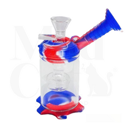 Bubbler vidrio silicon 7.5”