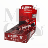 Papeles para forjar Elements 1 1/4 Rojos Hemp - Mad Cat Smokeshop