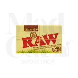 Papel para forjar Raw Organic Hemp Single Wide doble dispensador